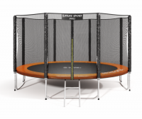 Батут Atlas Sport 404 см (13ft) PRO (усиленные опоры) Orange