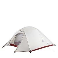Палатка Naturehike Cloud Up 3 New 20D + Floor Mat Light Grey/Red