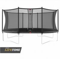 Батут BERG Grand Favorit Regular 520 Grey + защитная сетка Comfort