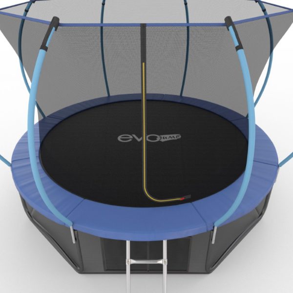 Батут Evo Jump Internal 12ft (Blue) + Lower net (2020)