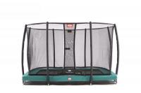 Батут Berg InGround EazyFit (зеленый) c сеткой Deluxe EazyFit