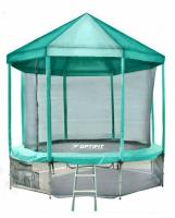 Батут Optifit Like green 10ft с зеленой крышей