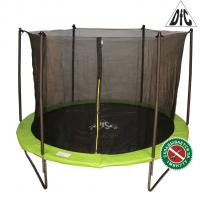 Батут DFC Jump 12ft складной, c сеткой, цвет apple green