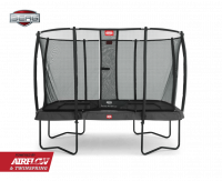Батут BERG EazyFit (серый) c защитной сеткой Deluxe EazyFit