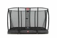 Батут Berg InGround EazyFit (серый) c защитной сеткой EazyFit
