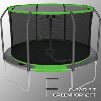 Батут Clear Fit GreenHop 12Ft