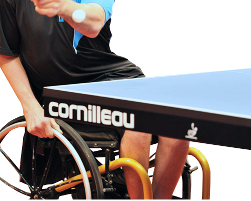 Теннисный стол профессиональный Cornilleau 740 ITTF Indoor Grey