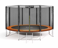 Батут Atlas Sport 435 см (14ft) PRO (усиленные опоры) Orange