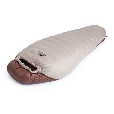 Спальник Naturehike Snowbird Mummy Duck Down Sleeping Bag L Smoke Brown