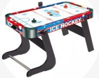 Игровой стол складной UNIX Line Аэрохоккей Folding Ice Hockey Table with charger
