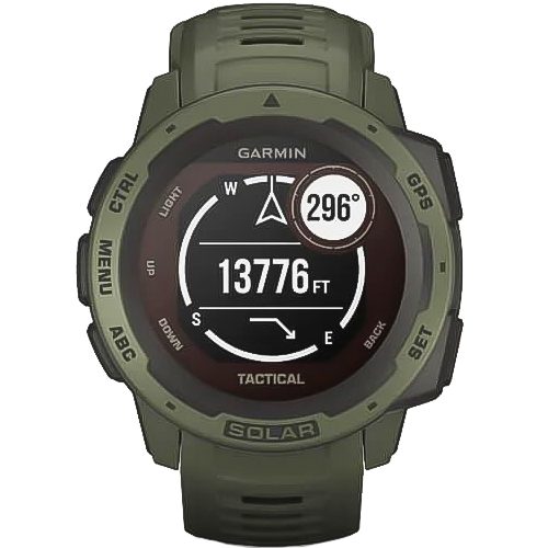 Часы для спорта Garmin Instinct Solar Tactical Moss