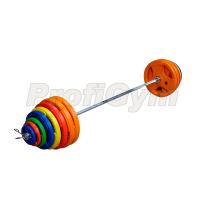 Штанги цветные ProfiGym ( 3 хвата ) 230 кг