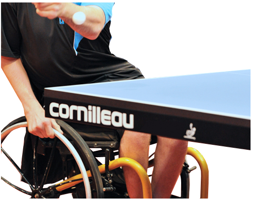 Теннисный стол профессиональный Cornilleau Competition 640 W, ITTF (синий)