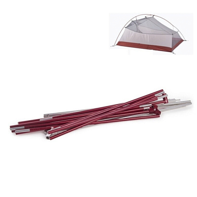 Палатка Naturehike Cloud Up 3 New 20D + Floor Mat Light Grey/Red
