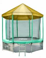 Батут Optifit Like green 16ft с желтой крышей