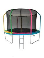 Батут Sport Elite Fly 12FT с защитной сеткой внутрь и лестницей FR-60-12FT