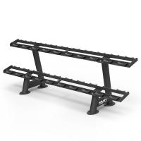 Стойка для 10 пар гантелей 2-x ярусная Kraft Fitness KFTTDRY серии Pro