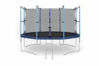 Батут Diamond fitness internal 12 FT (366 см) с защитной сеткой и лестницей