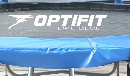 Батут Optifit Like blue 8ft с сине-желтой крышей