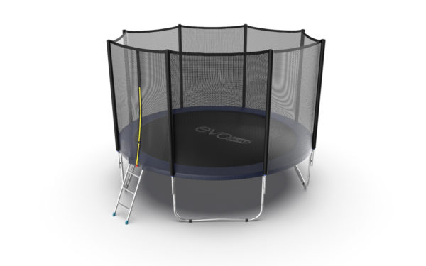 Батут с внешней сеткой Evo Jump External 12ft (Blue)