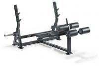 Олимпийская скамья с обратным наклоном Lexco LF-209 Olympic Decline Bench