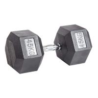 Гантель гексагональная обрезиненная Profi-Fit 45 кг