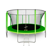Батут Arland 16ft с внутренней страховочной сеткой и лестницей (Light green)