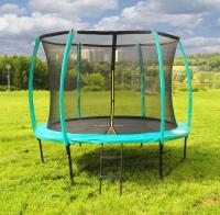 Diamond Fitness Black Edition 10ft (305 См) Батут с защитной сеткой и лестницей