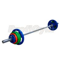Штанги цветные ProfiGym ( 3 хвата ) 70 кг