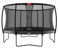 Батут Berg Elite 430 (серый) с защитной сеткой Deluxe