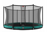 Батут Berg InGround Champion 380 (зеленый) с защитной сеткой Comfort