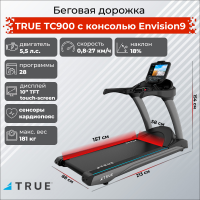 Беговая дорожка True TC900 c консолью Envision9