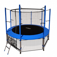Комплект батут i-Jump 8ft (2.44м) с защитной сетью с лестницей