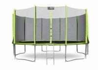 Батут Alpin 4,90м с защитной сеткой и лестницей