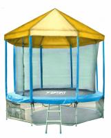 Батут Optifit Like blue 10ft с желтой крышей