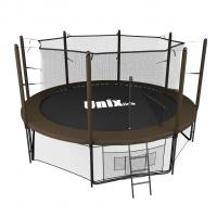 Батут Unix line 10 ft Black&Brown (inside)