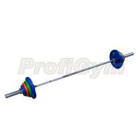 Штанги цветные ProfiGym ( 3 хвата ) 60 кг