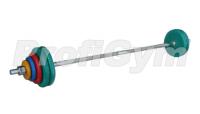 ШТРЦ-70-26 Штанга ProfiGym тренировочная 70кг с грифом 25мм