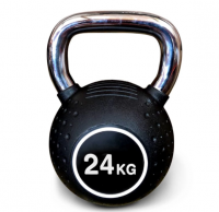 Гиря полиуретановая с хромированной ручкой Protrain KB2015-24
