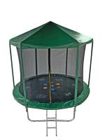 Батут Sport Elite Home 8FT с принтом, защитной сеткой и крышей FR-30-8FT
