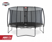 Батут Berg Elite 330 (серый) с защитной сеткой Deluxe