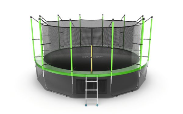 Батут с внутренней сеткой Evo Jump Internal 16ft (Green) + нижняя сеть