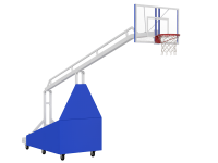 Мобильная баскетбольная стойка Atlet-Sport складная (игровая)