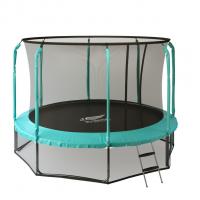 Батут с защитной сеткой Space Green 14FT