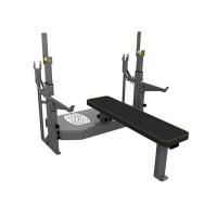 Скамья-стойка домкратная для жима лежа со страховочными упорами Olimpic Bench A3146