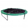 Батут DFC Jump 12ft складной, c сеткой, цвет green