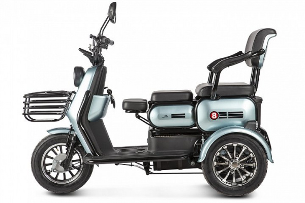 Электротрицикл Rutrike Патрон Голубой
