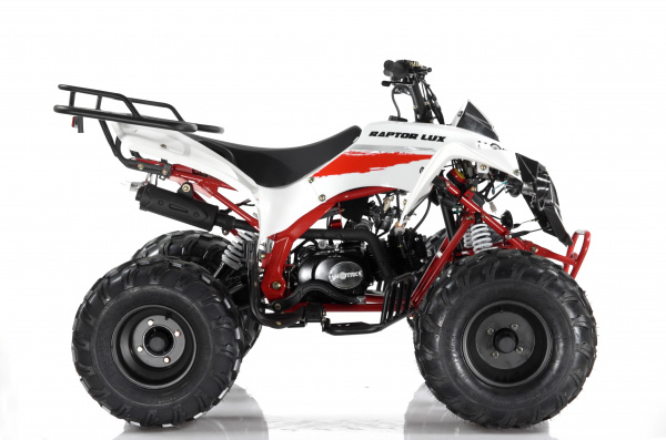 Квадроцикл Motax ATV Raptor LUX 125 сс Бело-красный