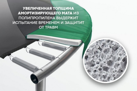 Батут Hasttings Classic Game Green (4,66 м)