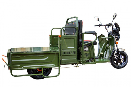 Электротрицикл Rutrike Вояж-П 1200 Трансформер 60V800W Серебристый